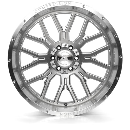 22x12 Axe AX6.1 Silver Wheel 6x135/6x5.5 (-44mm)