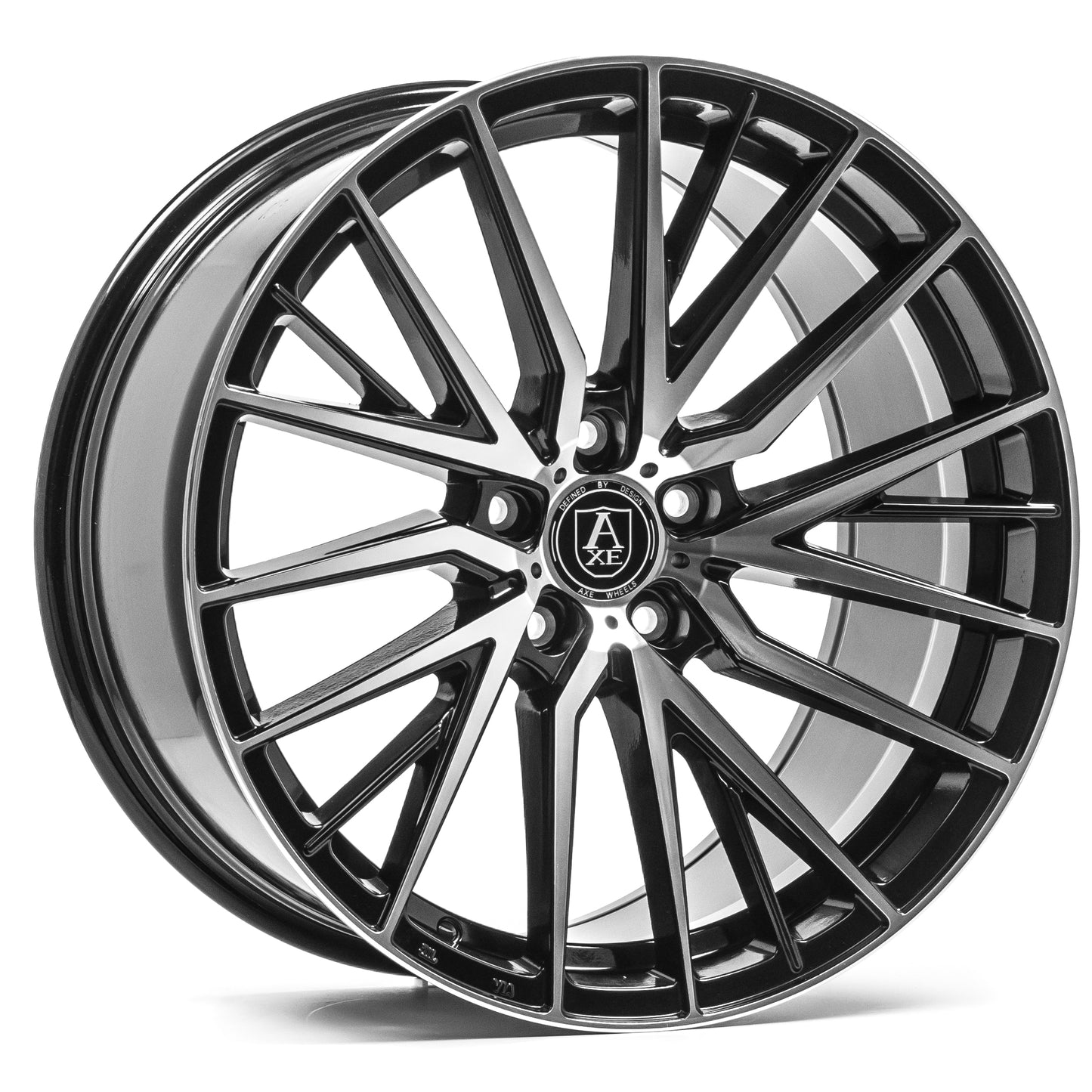 22x9 Axe EX40 Black And Polished Face Wheel Blank (35mm)