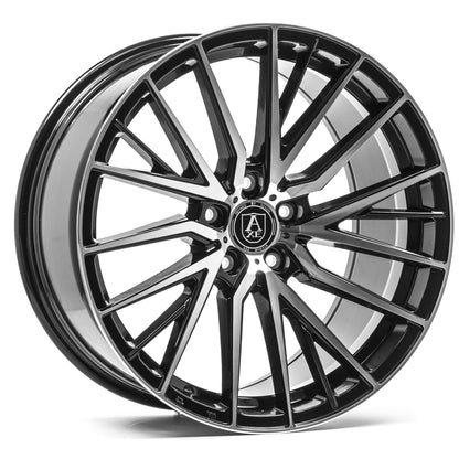 22x9 Axe EX40 Black And Polished Face Wheel Blank (35mm)