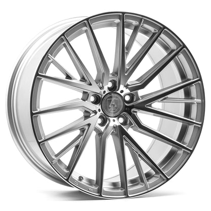 20x8.5 Axe EX40 Silver Wheels Blank (40mm) Set of 4