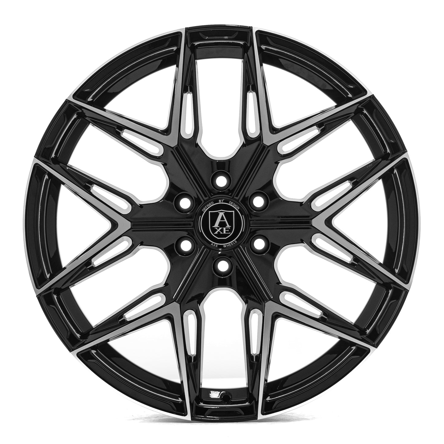 20x8.5 Axe Wheels Hype Gloss Black Milled Wheel 6x130 (45mm)