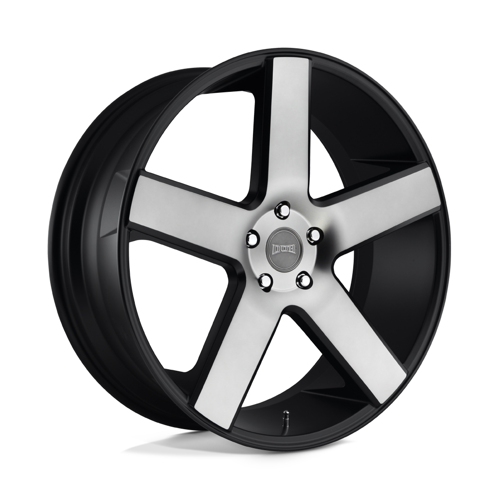 22x8.5 DUB S116 BALLER MATTE BLACK DOUBLE DARK TINT Wheel 5x120 (35mm)