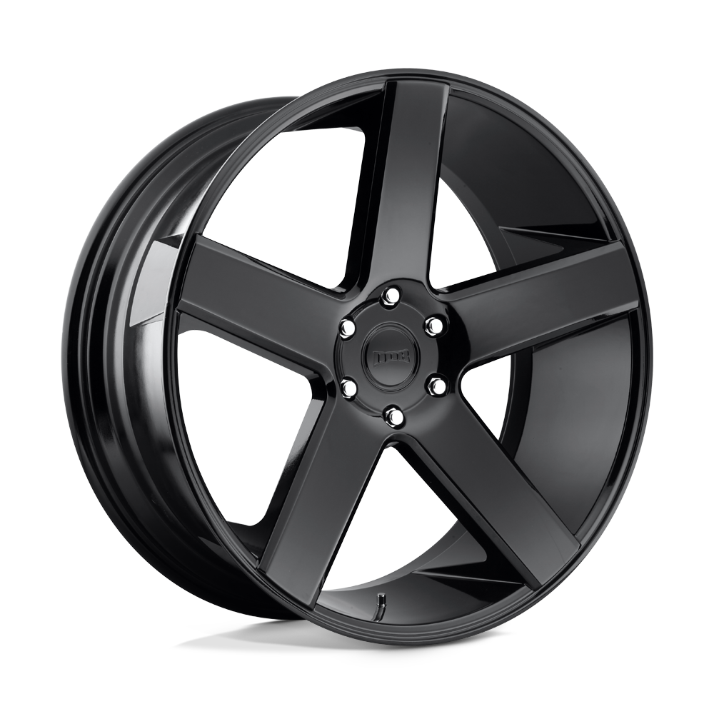 20x9.5 DUB S216 BALLER GLOSS BLACK Wheel 5x5.5 (25mm)