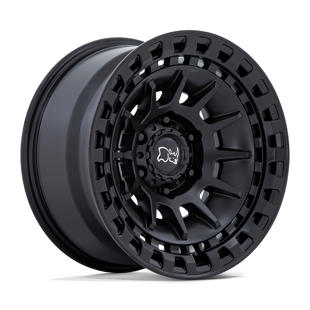 17x8.5 Black Rhino Barrage Matte Black Wheel 5x5 (-10mm)