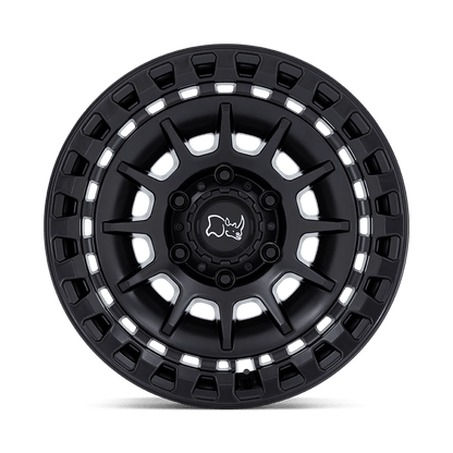 17x8.5 Black Rhino Barrage Matte Black Wheel 5x5 (-10mm)