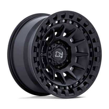 17x8.5 Black Rhino Barrage Matte Black Wheel 6x5.5 (-10mm)