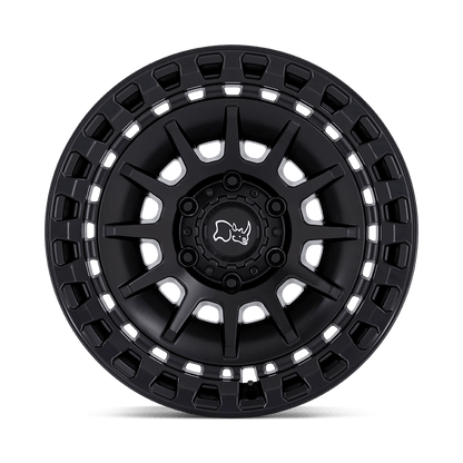 18x9 Black Rhino Barrage Matte Black Wheel 5x5 (0mm)