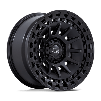 18x9 Black Rhino Barrage Matte Black Wheel 6x5.5 (0mm)