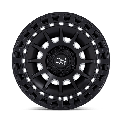 18x9 Black Rhino Barrage Matte Black Wheel 6x5.5 (0mm)