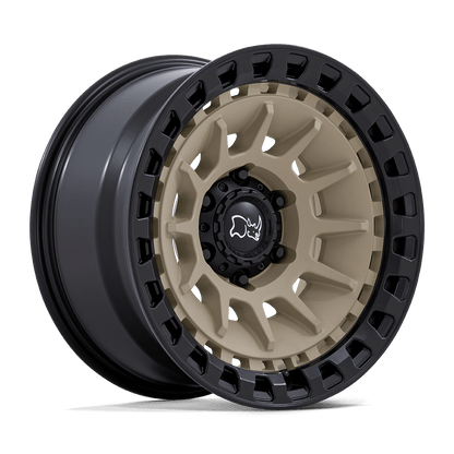 17x8.5 Black Rhino Barrage Desert Sand On Matte Black Wheel 6x135 (-10mm)