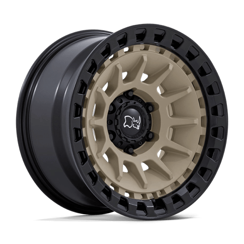 17x8.5 Black Rhino Barrage Desert Sand On Matte Black Wheel 6x135 (-10mm)
