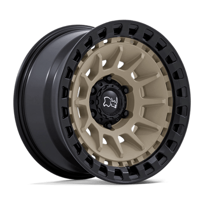 17x8.5 Black Rhino Barrage Desert Sand On Matte Black Wheel 6x135 (-10mm)