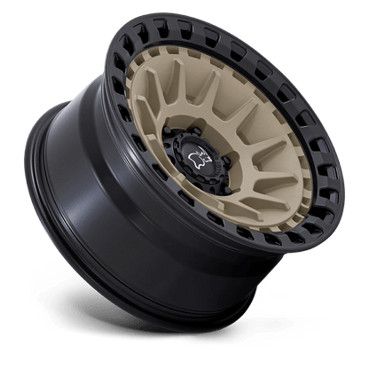 17x8.5 Black Rhino Barrage Desert Sand On Matte Black Wheel 6x5.5 (-10mm)