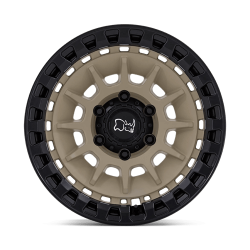 17x8.5 Black Rhino Barrage Desert Sand On Matte Black Wheel 6x135 (-10mm)