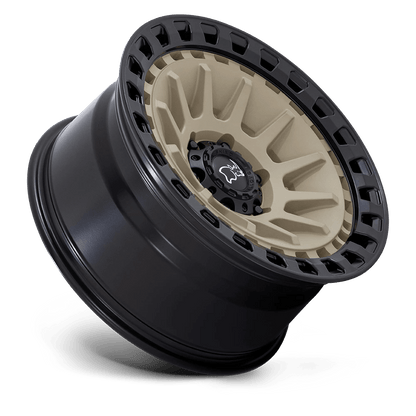18x9 Black Rhino Barrage Desert Sand On Matte Black Wheel 6x135 (0mm)