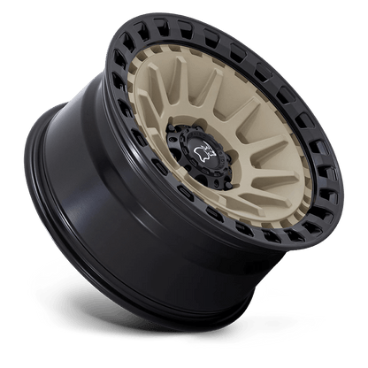 18x9 Black Rhino Barrage Desert Sand On Matte Black Wheel 6x135 (0mm)