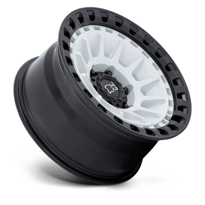 17x8.5 Black Rhino Barrage Gloss White On Matte Black Wheel 6x135 (-10mm)