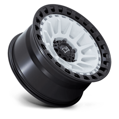 18x9 Black Rhino Barrage Gloss White On Matte Black Wheel 6x135 (0mm)