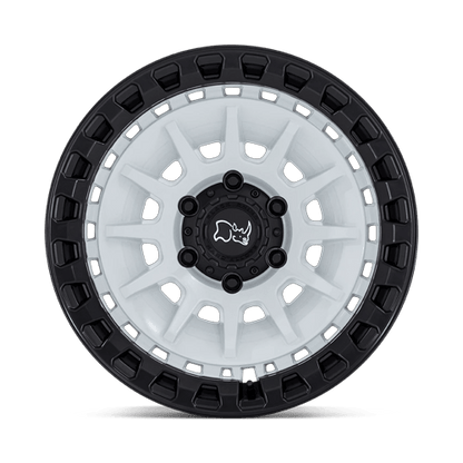18x9 Black Rhino Barrage Gloss White On Matte Black Wheel 6x135 (0mm)