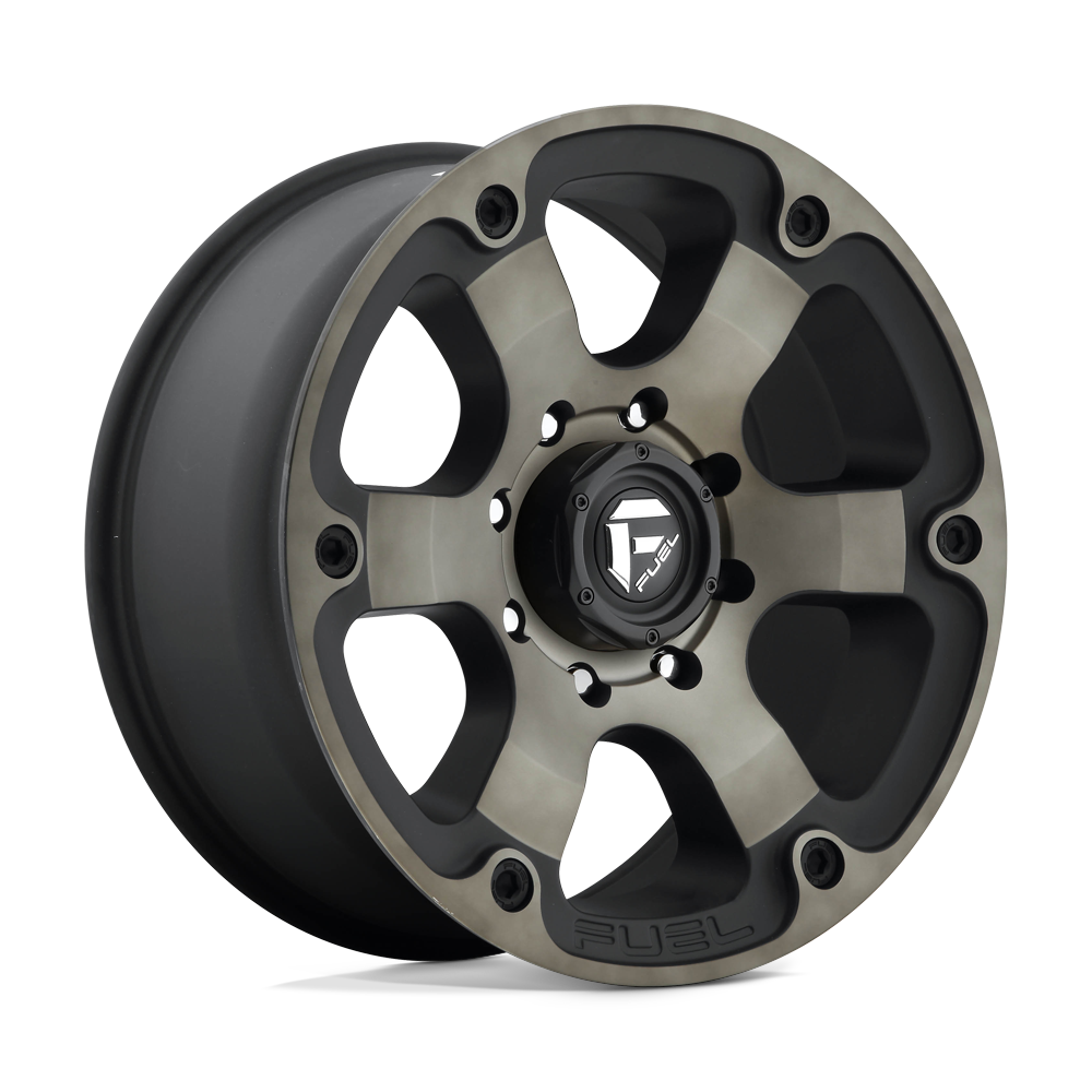 20x9 Fuel D564 Beast Matte Black & Machined Wheel 8x180 (1mm)