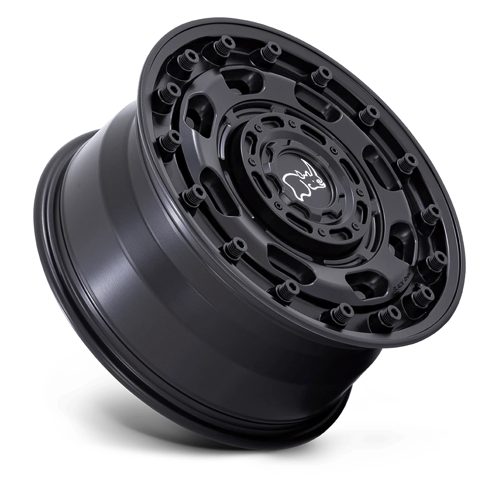 17x8 Black Rhino Atlas Matte Black Wheel 6x130 (38mm)