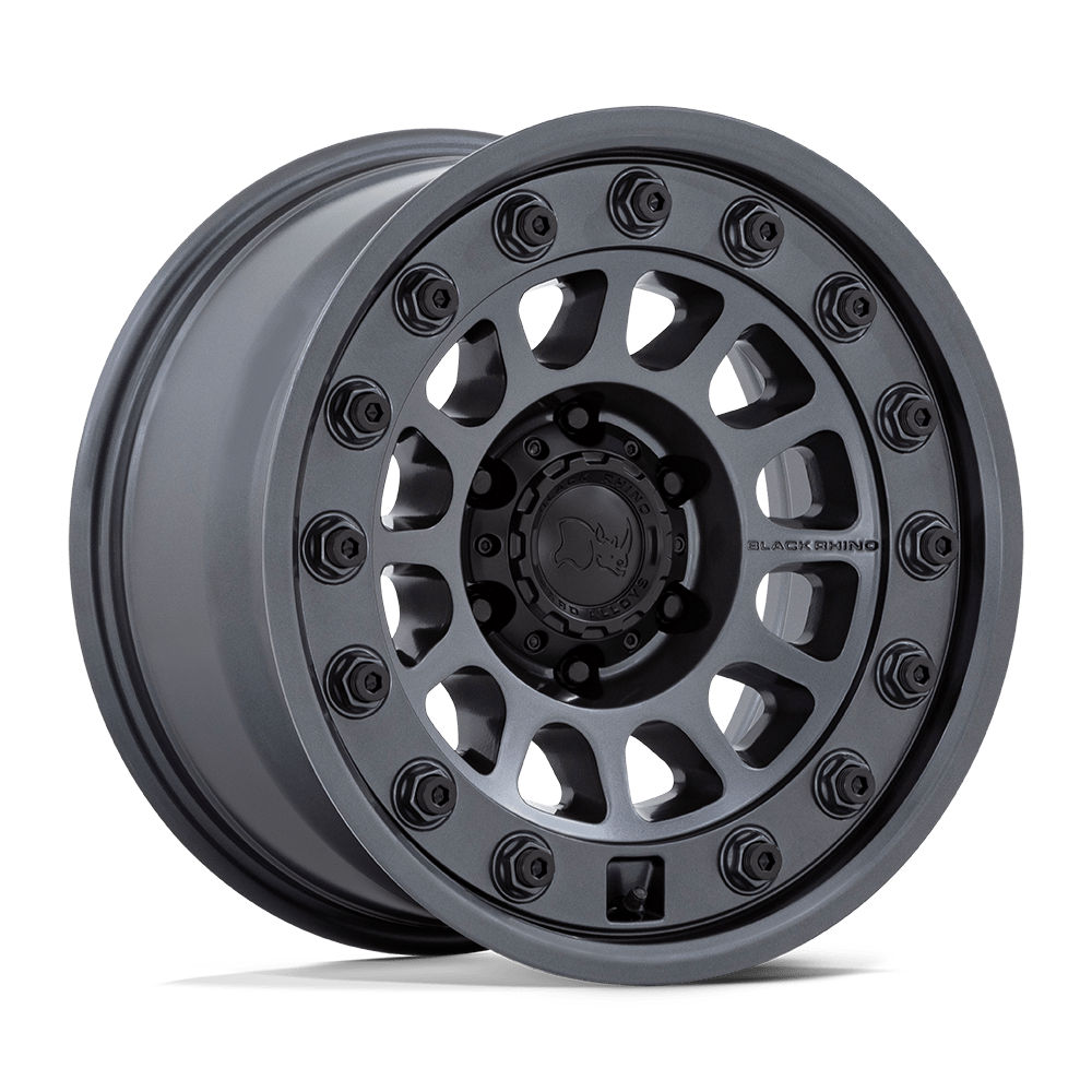 17x8.5 Black Rhino BR012 Outback Matte Gunmetal Wheel 5x5 (-10mm)