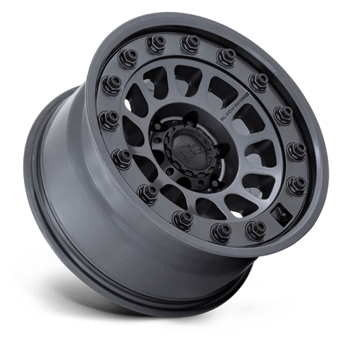 17x8.5 Black Rhino BR012 Outback Matte Gunmetal Wheel 5x5 (-10mm)