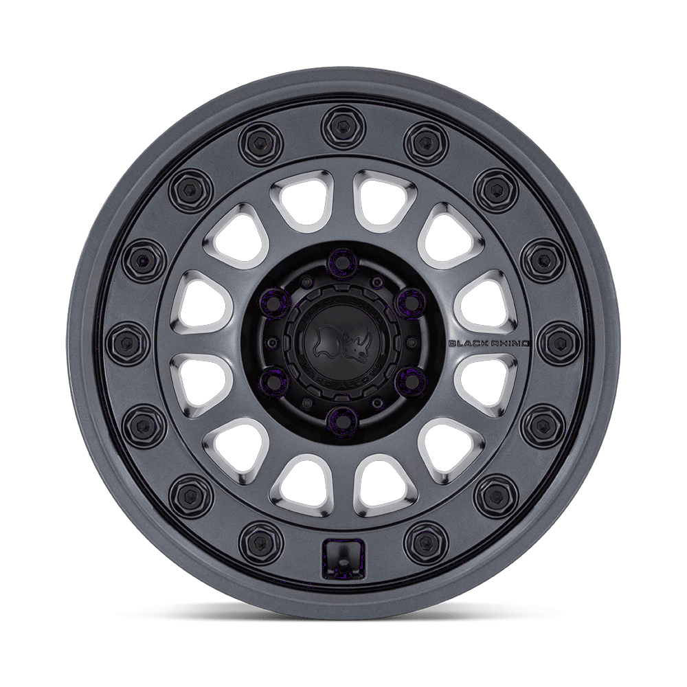 18x8.5 Black Rhino BR012 Outback Matte Gunmetal Wheel 6x5.5 (0mm)
