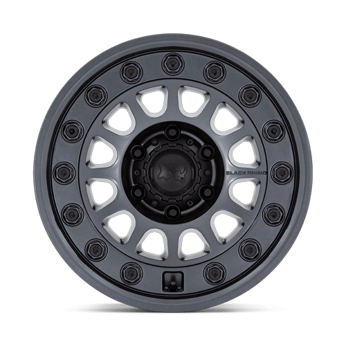 17x8.5 Black Rhino BR012 Outback Matte Gunmetal Wheel 5x5 (-10mm)