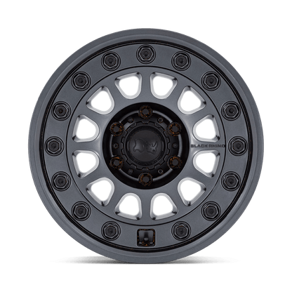 18x8.5 Black Rhino BR012 Outback Matte Gunmetal Wheel 6x5.5 (0mm)