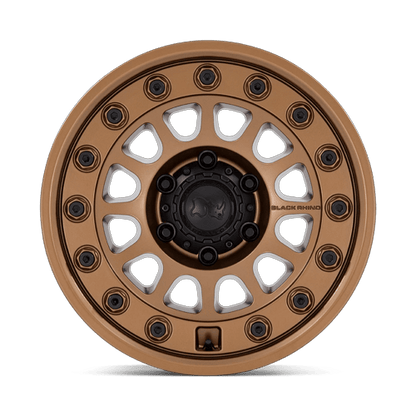 17x8.5 Black Rhino BR012 Outback Matte Bronze Wheel 5x5 (-10mm)