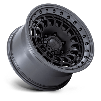 17x9 Black Rhino BR014 Sahara Matte Black W/ Gunmetal Lip Wheel 6x5.5 (-12mm)