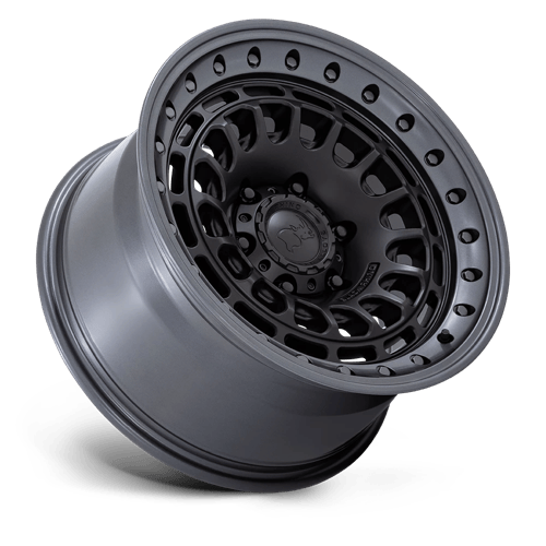 17x9 Black Rhino BR014 Sahara Matte Black W/ Gunmetal Lip Wheel 5x5 (0mm)