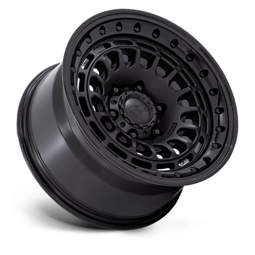 17x9 Black Rhino BR014 Sahara Matte Black W/ Gloss Black Lip Wheel 6x5.5 (0mm)