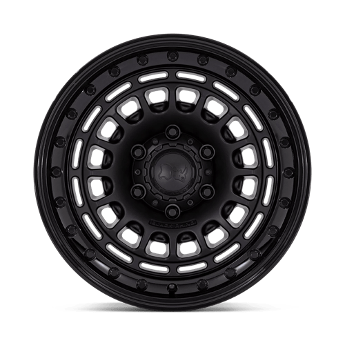 17x9 Black Rhino BR014 Sahara Matte Black W/ Gloss Black Lip Wheel 5x5 (0mm)