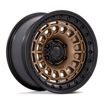 17x9 Black Rhino BR014 Sahara Matte Bronze W/ Gloss Black Lip Wheel 6x4.5 (0mm)
