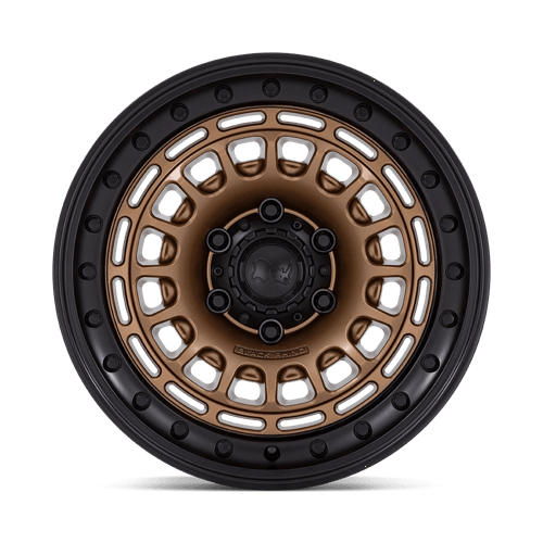 17x9 Black Rhino BR014 Sahara Matte Bronze W/ Gloss Black Lip Wheel 6x135 (0mm)