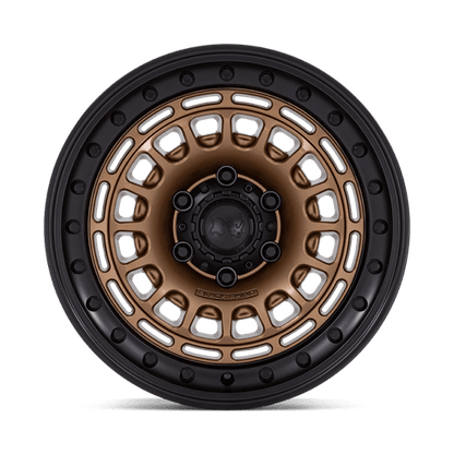 17x9 Black Rhino BR014 Sahara Matte Bronze W/ Gloss Black Lip Wheel 5x5 (-12mm)