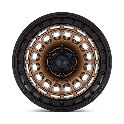 17x9 Black Rhino BR014 Sahara Matte Bronze W/ Gloss Black Lip Wheel 6x5.5 (0mm)