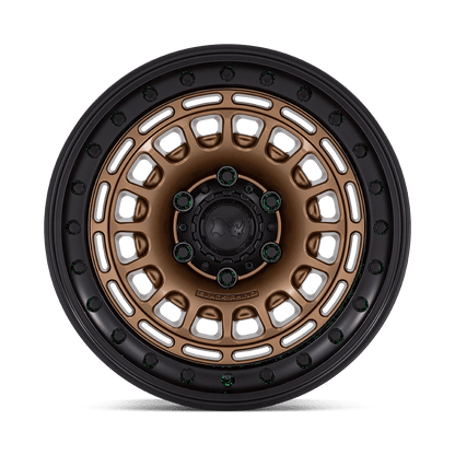 17x9 Black Rhino BR014 Sahara Matte Bronze W/ Gloss Black Lip Wheel 6x5.5 (0mm)