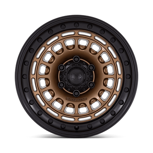 17x9 Black Rhino BR014 Sahara Matte Bronze W/ Gloss Black Wheel 6x5.5 (-12mm)