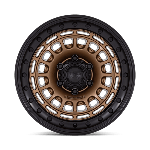 17x9 Black Rhino BR014 Sahara Matte Bronze W/ Gloss Black Lip Wheel 6x135 (0mm)
