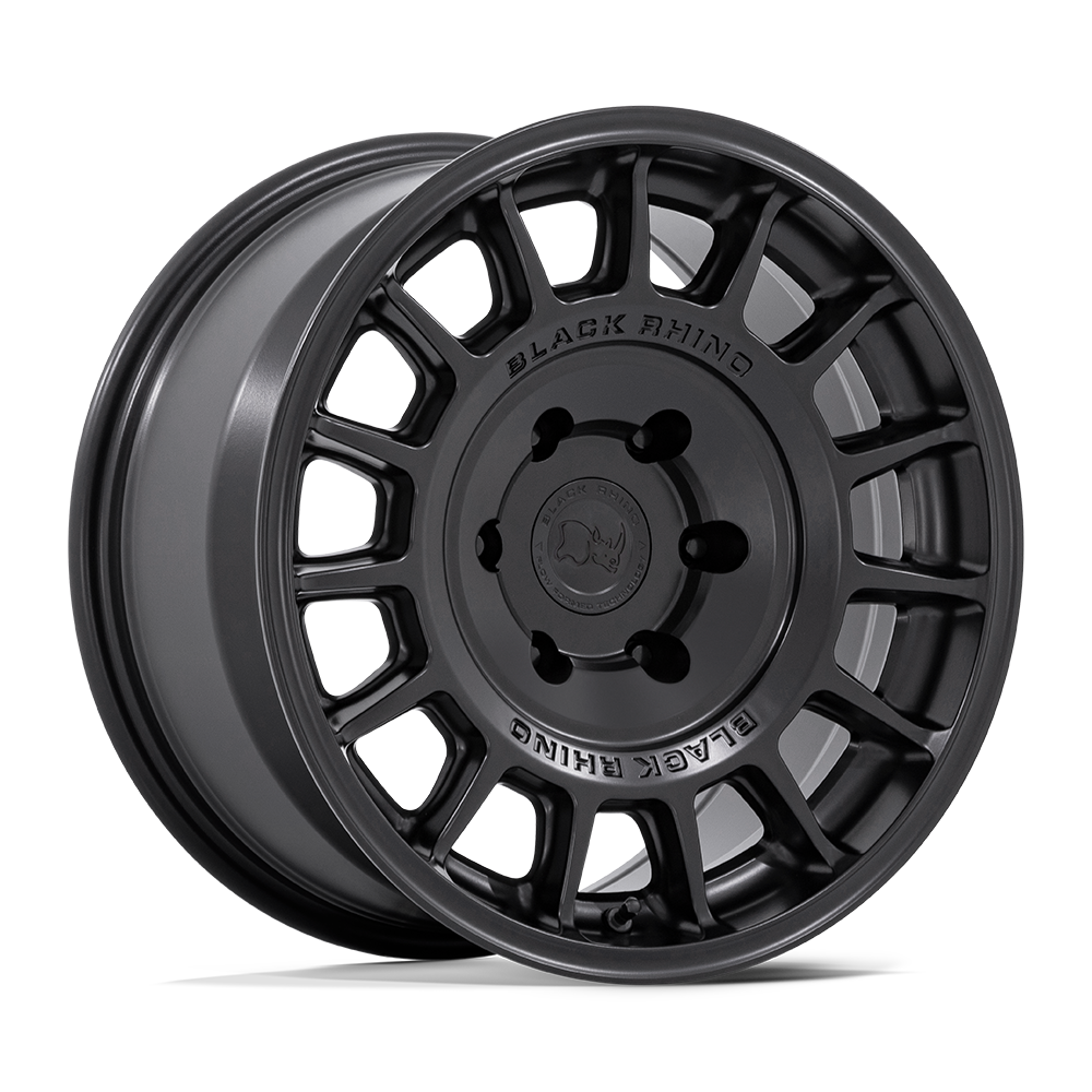 17x8.5 Black Rhino BR015 Voll Matte Black Wheel 5x130 (25mm)