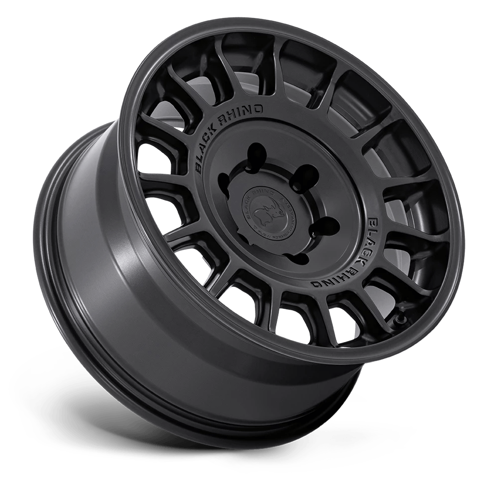 18x8 Black Rhino BR015 Voll Matte Black Wheel 5x120 (25mm)