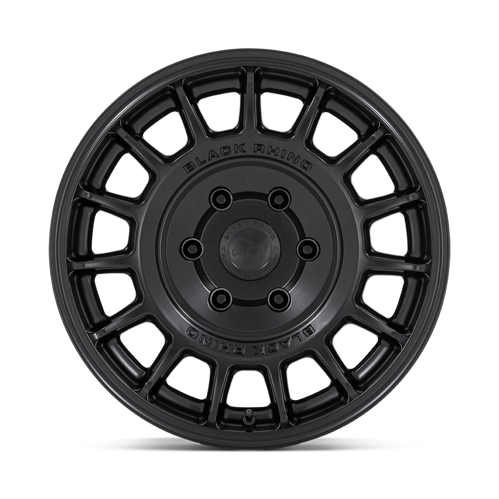 18x8 Black Rhino BR015 Voll Matte Black Wheel 5x120 (25mm)