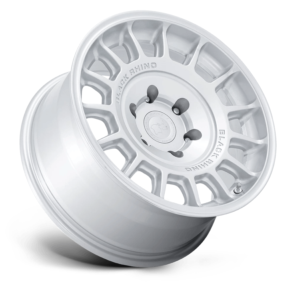 18x8 Black Rhino BR015 Voll Hyper Silver Wheel 5x4.5 (25mm)