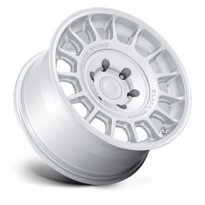 18x8 Black Rhino BR015 Voll Hyper Silver Wheel 5x4.5 (25mm)
