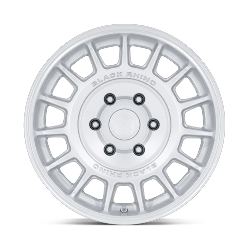 18x8 Black Rhino BR015 Voll Hyper Silver Wheel 5x120 (25mm)