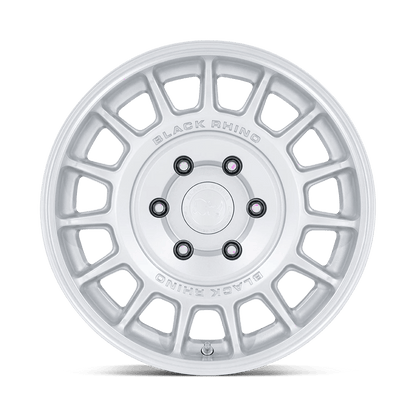 18x8 Black Rhino BR015 Voll Hyper Silver Wheel 5x4.5 (25mm)