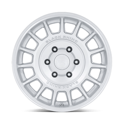 18x8 Black Rhino BR015 Voll Hyper Silver Wheel 5x4.5 (25mm)